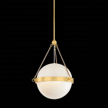 Mitzi by Hudson Valley Lighting H1040701-AGB/SBQ - Abbie Pendant