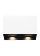 Visual Comfort & Co. Modern Collection 700FMEXOD660WG-LED930 - Exo 6 Dual Flush Mount