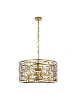  1108D24BR - Kennedy 24 Inch Pendant in Brass