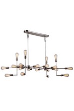  1139D49PN - Ophelia 20 light polished Nickel Chandelier