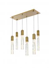  2088D32SG - Aurora 32 inch Pendant in Satin Gold