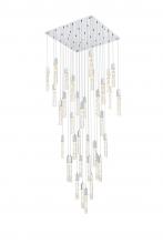  2088G42SG - Aurora 42 inch Chandelier in Satin Gold