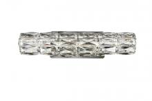  3501W18C - Valetta Integrated LED Chip Light Chrome Wall Sconce Clear Royal Cut Crystal