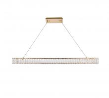  3502D47G - Monroe 47 Inch LED Linear Pendant in Gold