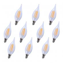  E12LED122-10PK - LED E12 CANDELABRA, 5000K, 300 degree, CRI80, ES, UL/CUL, 4W, 40W EQUIVALENT, 15000HRS