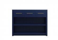  KD0148BL - 48 inch Kitchen Island in Blue