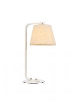  LD2367WH - Tomlinson 1 light white table lamp