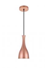  LD2407HG - Aiken 1 Light Honey Gold Pendant