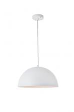  LD4025D16WH - Forte 1 Light White Pendant