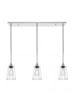  LD4047D38C - Auspice 3 Light Chrome Pendant