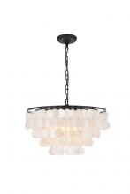  LD5050D20BK - Selene 4 Light Black Pendant