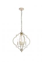  LD7064D16WD - Sandara 4 Lights Pendant in Weathered Dove