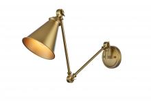  LD7323W6SG - Vesa 6 inch Wall Sconce in Satin Gold