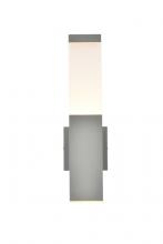 Elegant LDOD4021S - Raine Integrated LED Wall Sconce in Silver