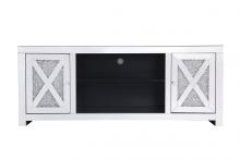  MF9903 - 59 In. Crystal Mirrored Tv Stand