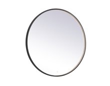 Elegant MRE6042BK - Pier 42 inch LED mirror with adjustable color temperature 3000K/4200K/6400K in black