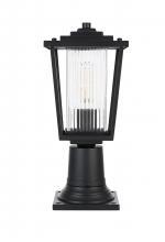  OD305P16BK - York 7 inch Outdoor Pendant in Black