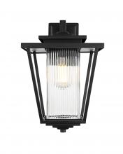  OD305W16BK - York 7 inch Outdoor Pendant in Black