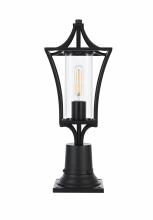  OD311P19BK - Belgrade 7 inch Outdoor Pendant in Black