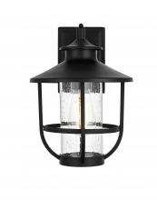  OD319W12BK - Tilton 7 inch Outdoor Pendant in Black