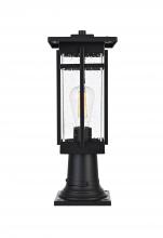  OD321P17BK - Livingston 7 inch Outdoor Pendant in Black