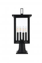  OD324P21BK - Sheridan 7 inch Outdoor Pendant in Black