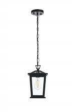  OD332H12BK - Cayman 7 inch Outdoor Pendant in Black