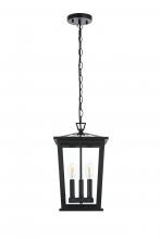  OD332H16BK - Cayman 7 inch Outdoor Pendant in Black