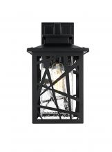  OD353W13BK - Clifford 7 inch Outdoor Pendant in Black