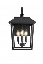  OD502W17BK - Riggs 10 inch Outdoor Wall Sconce in Black