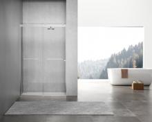  SD202-4876PCH - Frameless Shower Door 48x76 Polished Chrome