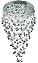  V2006D24C/RC - Galaxy 8 Light Chrome Chandelier Clear Royal Cut Crystal