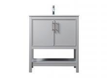  VF26630GR - 30 Inch Single Bathroom Vanity in Grey