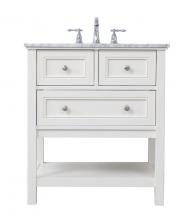  VF27030WH - 30 In. Single Bathroom Vanity Set in White