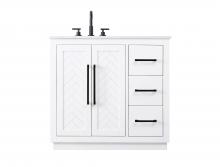  VF29036WH - 36 inch Single Bathroom Vanity in White