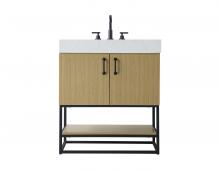  VF29230MHB - 30 inch Single Bathroom Vanity in Honey Brown