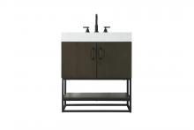  VF29230MMB - 30 inch Single Bathroom Vanity in Mocha Brown