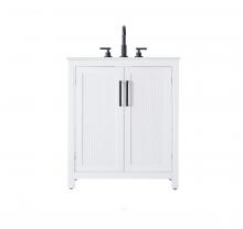  VF29530WH - 30 Inch Single Bathroom Vanity In White