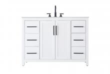  VF29548WH - 48 Inch Single Bathroom Vanity In White