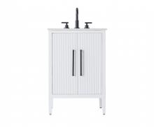  VF29624WH - 24 inch Single Bathroom Vanity in White