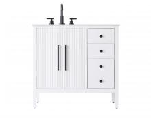  VF29636WH - 36 inch Single Bathroom Vanity in White