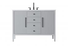  VF29648GR - 48 inch Single Bathroom Vanity in Grey