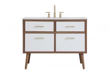  VF41042WH - 42 Inch Bathroom Vanity in White