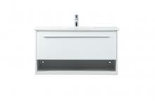  VF43536MWH - 36 Inch Single Bathroom Vanity in White