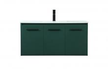  VF44540MGN - 40 Inch Single Bathroom Vanity in Green