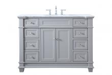  VF50048GR - 48 Inch Single Bathroom Vanity Set in Grey