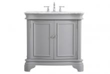  VF52036GR - 36 Inch Single Bathroom Vanity Set in Grey