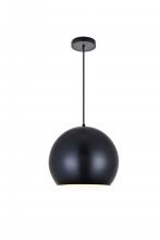  LD2405BK - Kasey 1 Light Black Pendant