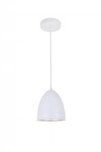  LD2406WH - Neutra 1 Light White Pendant