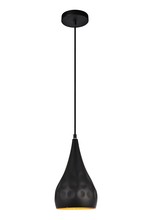  LDPD3002 - Clio Collection Pendant D6.1 H11 Lt:1 Matte Black Finish